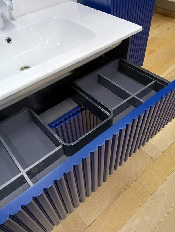 Тумба с раковиной Orka Moonlight 120 5001504 подвесная цвет Синий матовый, купить, цена, заказать, магазин, доставка, скидка, промокод, купить, цена, заказать, магазин, доставка, скидка, промокод