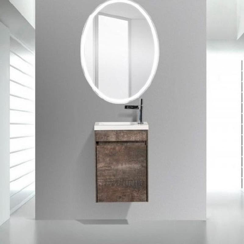 Тумба под раковину BelBagno Pietra Mini 46 PIETRA MINI-460-1A-SO-PT-R подвесная Stone, купить, цена, заказать, магазин, доставка, скидка, промокод, купить, цена, заказать, магазин, доставка, скидка, промокод