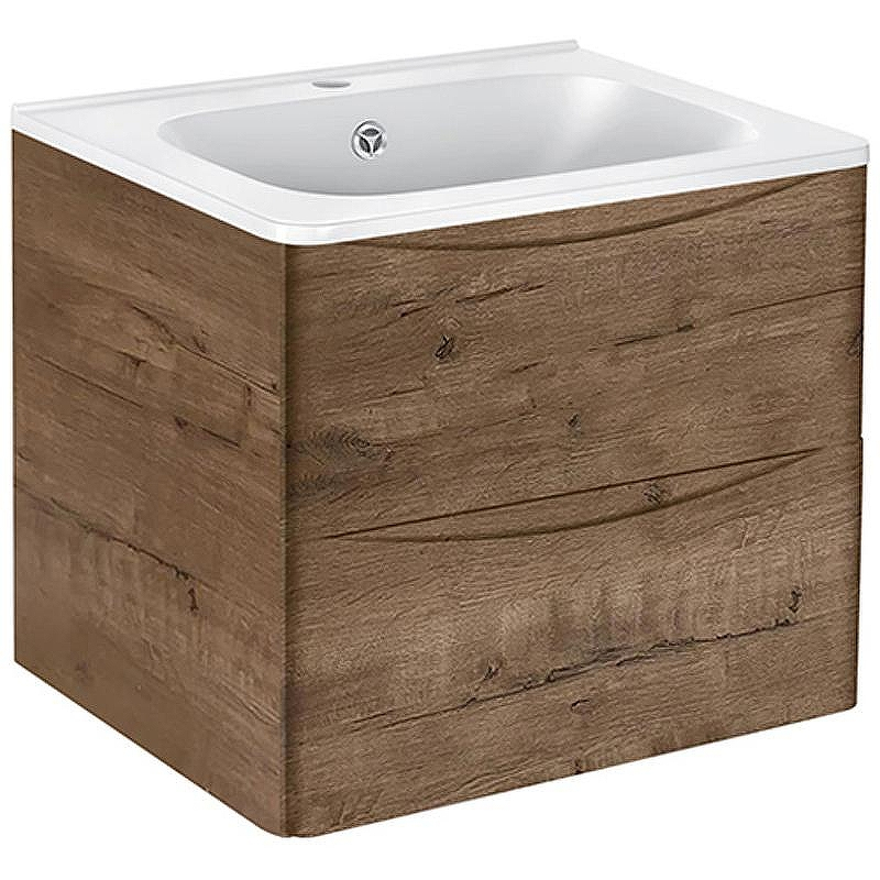 Тумба под раковину Vincea Paola 60 VMC-2P600VO подвесная V.Oak, купить, цена, заказать, магазин, доставка, скидка, промокод, купить, цена, заказать, магазин, доставка, скидка, промокод