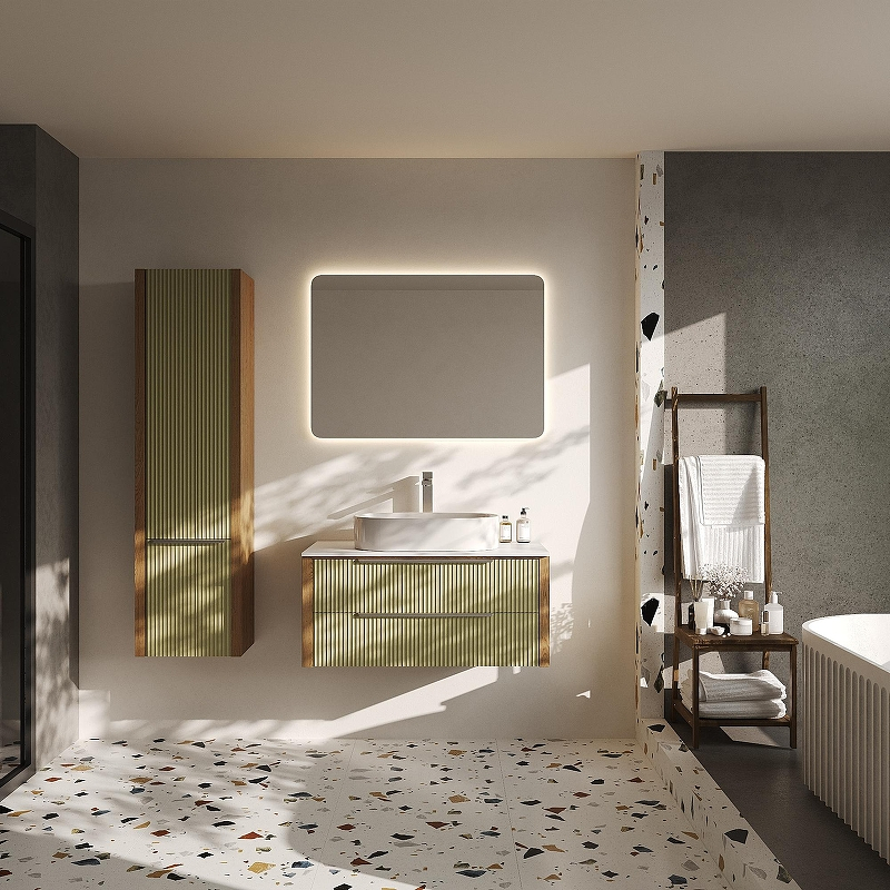 Шкаф пенал ЗОВ Валенсия 45 PVZ цвет Зеленый тростник, купить, цена, заказать, магазин, доставка, скидка, промокод, купить, цена, заказать, магазин, доставка, скидка, промокод