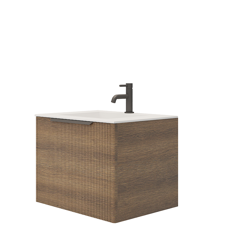 Тумба под раковину Creto Luna 60 17-WD60 подвесная цвет Wood, купить, цена, заказать, магазин, доставка, скидка, промокод, купить, цена, заказать, магазин, доставка, скидка, промокод