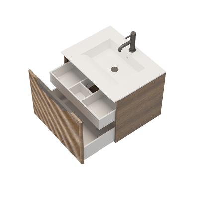 Тумба под раковину Creto Luna 60 17-WD60 подвесная цвет Wood