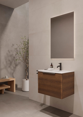 Тумба под раковину Creto Luna 60 17-WD60 подвесная цвет Wood