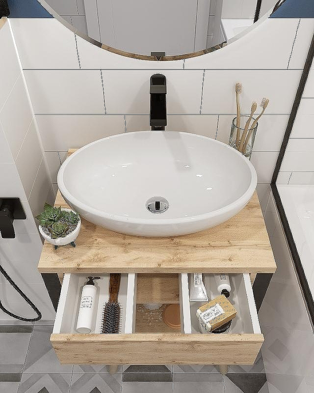 Тумба под раковину 1MarKa Grunge Loft 60П Ц0000001580 подвесная Дуб вотан, купить, цена, заказать, магазин, доставка, скидка, промокод, купить, цена, заказать, магазин, доставка, скидка, промокод