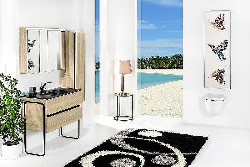 Тумба под раковину Boheme Armadi Art Vallessi 100 837-100-L подвесная Light Oak, купить, цена, заказать, магазин, доставка, скидка, промокод, купить, цена, заказать, магазин, доставка, скидка, промокод