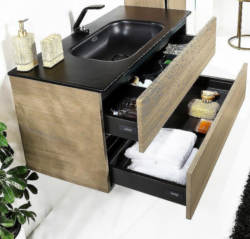 Тумба под раковину Boheme Armadi Art Vallessi 100 837-100-L подвесная Light Oak, купить, цена, заказать, магазин, доставка, скидка, промокод, купить, цена, заказать, магазин, доставка, скидка, промокод