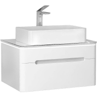 Тумба под раковину Jorno Shine 75 Shi.01.75/P/W подвесная Белая, купить, цена, заказать, магазин, доставка, скидка, промокод, купить, цена, заказать, магазин, доставка, скидка, промокод