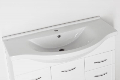 Тумба под раковину Style Line Эко Стандарт 26  Эльбрус 100 Белый глянец