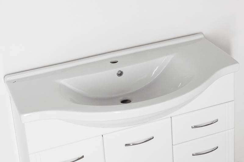 Тумба под раковину Style Line Эко Стандарт 26  Эльбрус 100 Белый глянец, купить, цена, заказать, магазин, доставка, скидка, промокод, купить, цена, заказать, магазин, доставка, скидка, промокод