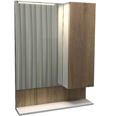 Зеркало со шкафом Comforty Рига 60 00004142211 Дуб сонома