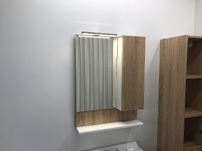 Зеркало со шкафом Comforty Рига 60 00004142211 Дуб сонома