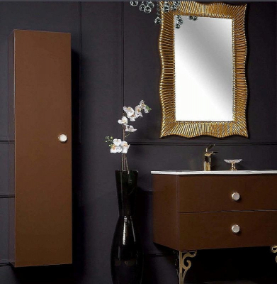 Шкаф пенал Boheme Armadi Art NeoArt 35 834-DB подвесной Dark Brown