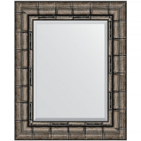 Зеркало Evoform Exclusive 53х43 BY 1358 с фацетом в багетной раме - Серебряный бамбук 73, купить, цена, заказать, магазин, доставка, скидка, промокод, купить, цена, заказать, магазин, доставка, скидка, промокод