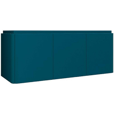 Тумба под раковину Cezares Stylus 140 55232 подвесная Blu Petrolio