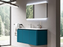 Тумба под раковину Cezares Stylus 140 55232 подвесная Blu Petrolio, купить, цена, заказать, магазин, доставка, скидка, промокод, купить, цена, заказать, магазин, доставка, скидка, промокод