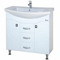 Тумба под раковину Bellezza Джулия 85 4631214000010 Белая, купить, цена, заказать, магазин, доставка, скидка, промокод, купить, цена, заказать, магазин, доставка, скидка, промокод