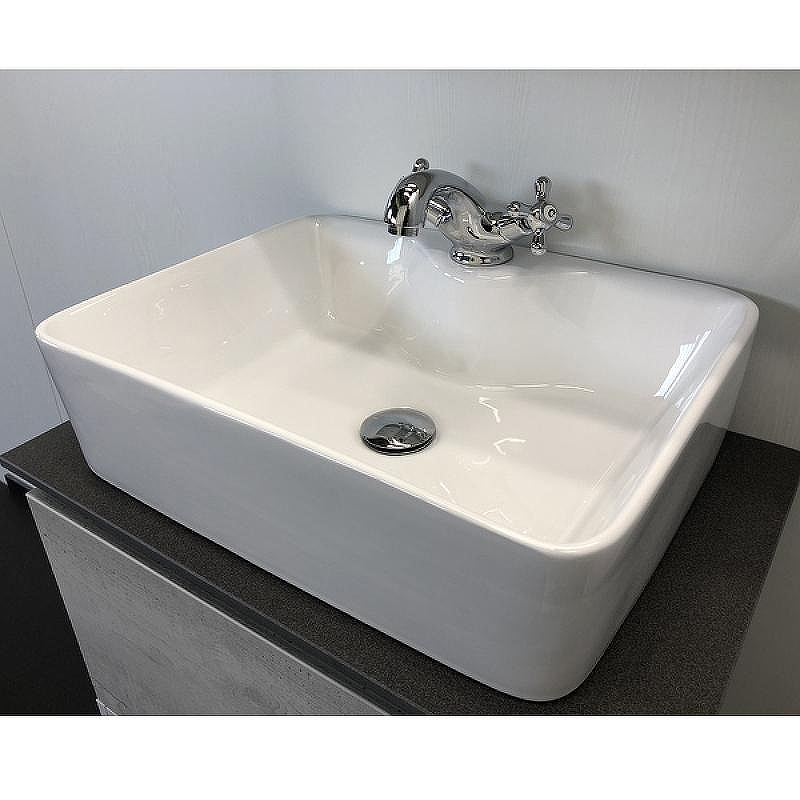 Тумба с раковиной Comforty Прага 60 00-00014536 подвесная Дуб белый Белая глянцевая Графит, купить, цена, заказать, магазин, доставка, скидка, промокод, купить, цена, заказать, магазин, доставка, скидка, промокод