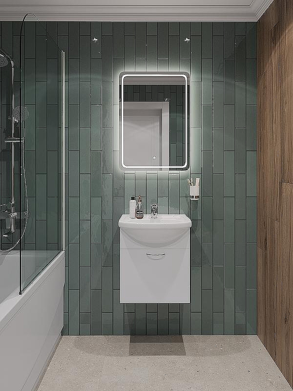 Тумба с раковиной Orange Лайт 45 LRA-45TUW+RA подвесная Белый глянец, купить, цена, заказать, магазин, доставка, скидка, промокод, купить, цена, заказать, магазин, доставка, скидка, промокод