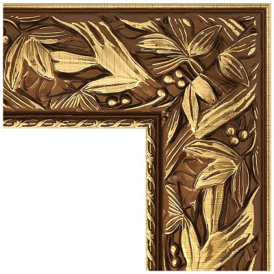 Зеркало Evoform Exclusive 89х59 BY 3415 с фацетом в багетной раме - Византия золото 99