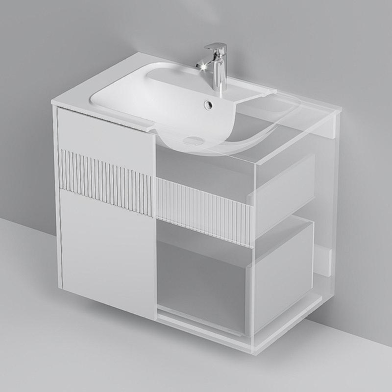 Тумба под раковину AM.PM Func 80 M8FFUX0802WM подвесная Белая матовая, купить, цена, заказать, магазин, доставка, скидка, промокод, купить, цена, заказать, магазин, доставка, скидка, промокод