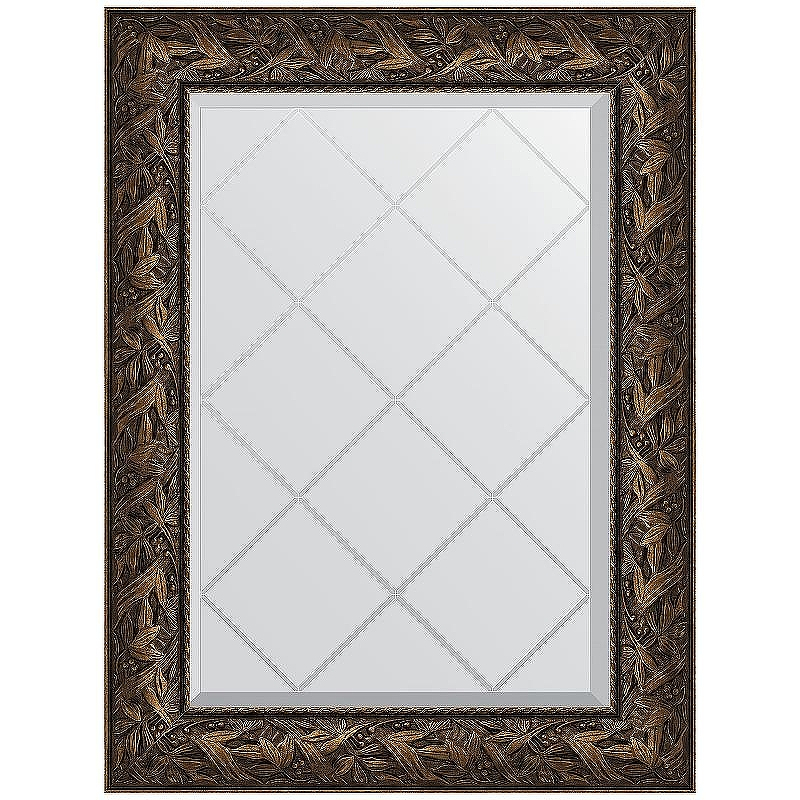 Зеркало Evoform Exclusive-G 91х69 BY 4115 с гравировкой в багетной раме - Византия бронза 99, купить, цена, заказать, магазин, доставка, скидка, промокод, купить, цена, заказать, магазин, доставка, скидка, промокод