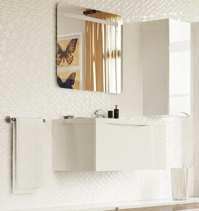 Тумба под раковину 1MarKa Этюд 75П Белая глянцевая, купить, цена, заказать, магазин, доставка, скидка, промокод, купить, цена, заказать, магазин, доставка, скидка, промокод