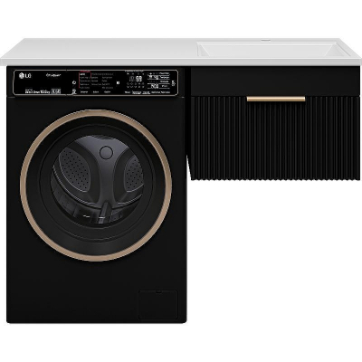 Тумба с раковиной Brevita Enfida 120 R УТ000016090 подвесная Черная матовая