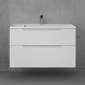 Тумба под раковину Raval Wector 100 Wct.01.100/P/W/MD подвесная Белая, купить, цена, заказать, магазин, доставка, скидка, промокод, купить, цена, заказать, магазин, доставка, скидка, промокод