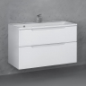 Тумба под раковину Raval Wector 100 Wct.01.100/P/W/MD подвесная Белая, купить, цена, заказать, магазин, доставка, скидка, промокод, купить, цена, заказать, магазин, доставка, скидка, промокод