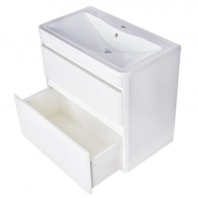 Тумба под раковину Style Line Атлантика Люкс Plus 60 СС-00002206 подвесная Антискрейч