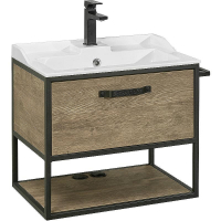 Тумба под раковину Aquaton Лофт Фабрик 65 1A242301LTDY0 подвесная Дуб кантри, купить, цена, заказать, магазин, доставка, скидка, промокод, купить, цена, заказать, магазин, доставка, скидка, промокод