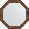 Зеркало Evoform Octagon 60х60 BY 3695 в багетной раме - Виньетка состаренная бронза 56, купить, цена, заказать, магазин, доставка, скидка, промокод, купить, цена, заказать, магазин, доставка, скидка, промокод