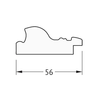 Зеркало Evoform Octagon 60х60 BY 3695 в багетной раме - Виньетка состаренная бронза 56
