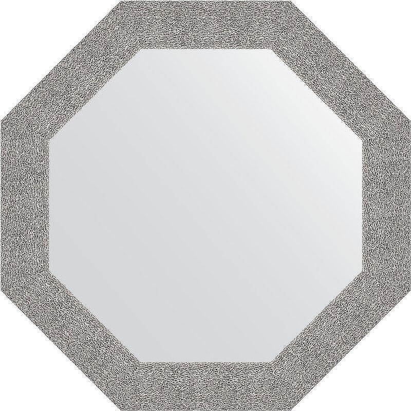 Зеркало Evoform Octagon 77х77 BY 3804 в багетной раме - Чеканка серебряная 90, купить, цена, заказать, магазин, доставка, скидка, промокод, купить, цена, заказать, магазин, доставка, скидка, промокод