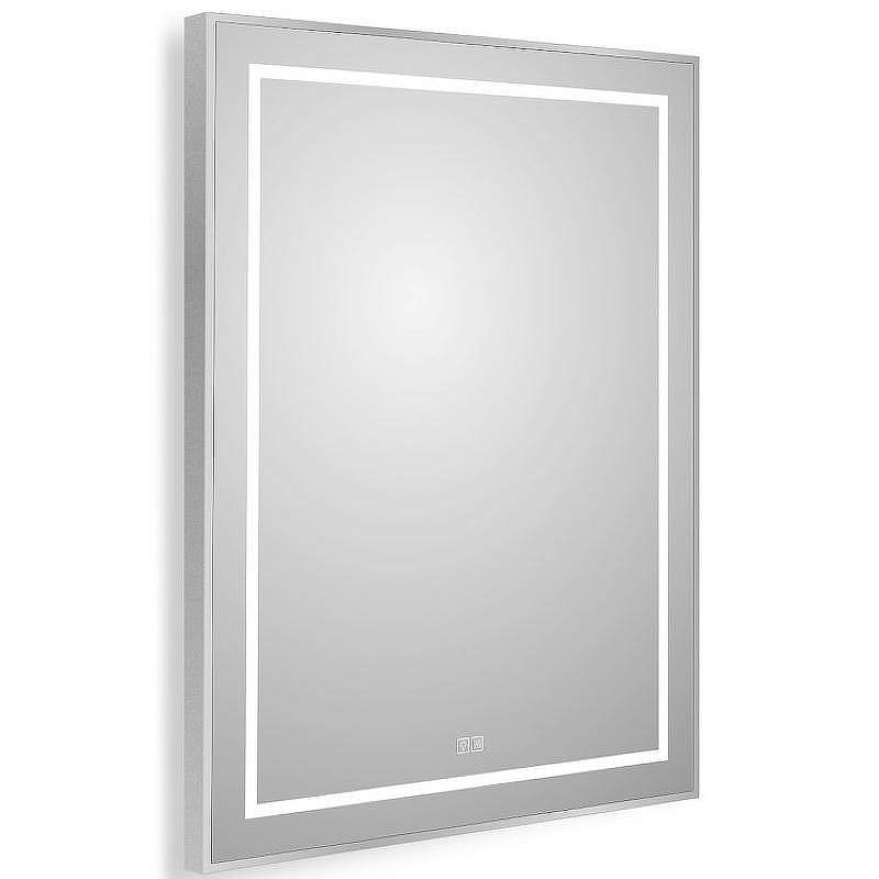 Зеркало BelBagno Kraft 70 SPC-KRAFT-700-900-LED-TCH-WARM с подсветкой Сатин с сенсорным выключателем и подогревом, купить, цена, заказать, магазин, доставка, скидка, промокод, купить, цена, заказать, магазин, доставка, скидка, промокод