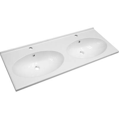 Тумба с раковиной Misty София 120 УТ000000167 Белая глянцевая