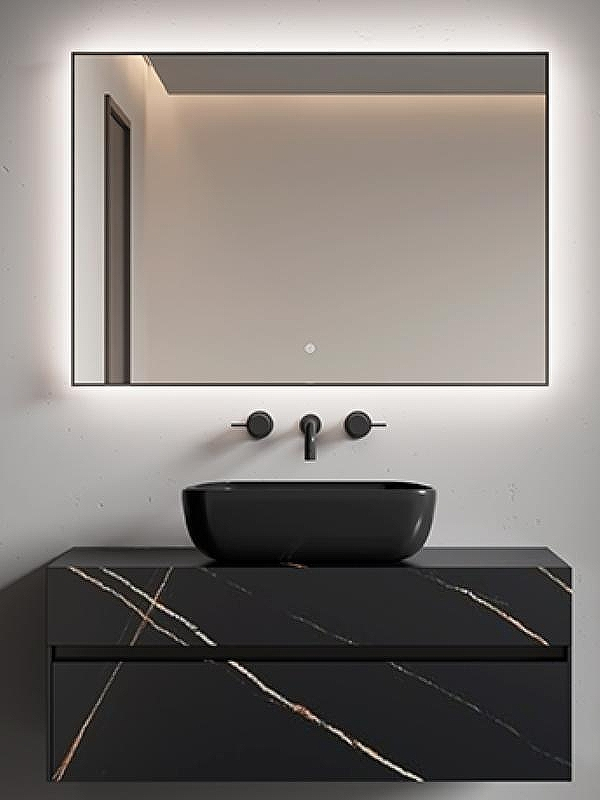 Зеркало Boheme Modern 100x70 543-100-G с подсветкой Золото с сенсорным выключателем и подогревом, купить, цена, заказать, магазин, доставка, скидка, промокод, купить, цена, заказать, магазин, доставка, скидка, промокод