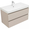 Тумба под раковину Aquanet Вега 2.0 90 337944 подвесная Бежевая, купить, цена, заказать, магазин, доставка, скидка, промокод, купить, цена, заказать, магазин, доставка, скидка, промокод