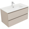 Тумба под раковину Aquanet Вега 2.0 90 337944 подвесная Бежевая, купить, цена, заказать, магазин, доставка, скидка, промокод, купить, цена, заказать, магазин, доставка, скидка, промокод