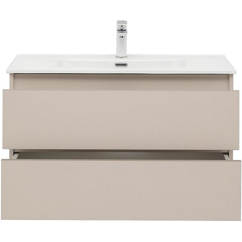 Тумба под раковину Aquanet Вега 2.0 90 337944 подвесная Бежевая, купить, цена, заказать, магазин, доставка, скидка, промокод, купить, цена, заказать, магазин, доставка, скидка, промокод