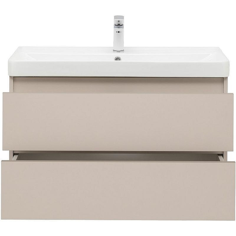 Тумба под раковину Aquanet Вега 2.0 90 337944 подвесная Бежевая, купить, цена, заказать, магазин, доставка, скидка, промокод, купить, цена, заказать, магазин, доставка, скидка, промокод