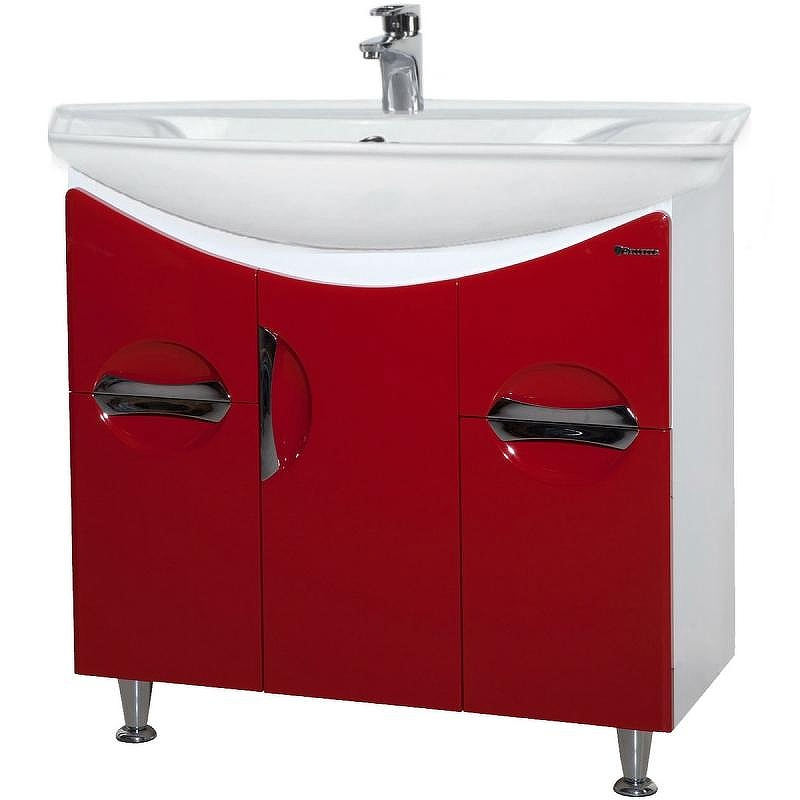 Тумба под раковину Bellezza Лагуна 85 4632114000032 Красная, купить, цена, заказать, магазин, доставка, скидка, промокод, купить, цена, заказать, магазин, доставка, скидка, промокод