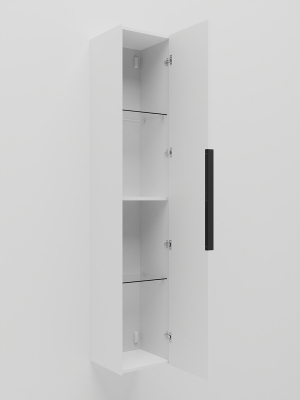 Шкаф пенал La Fenice Simpla 30 FNC-05-SIM-B-30 подвесной Белый матовый