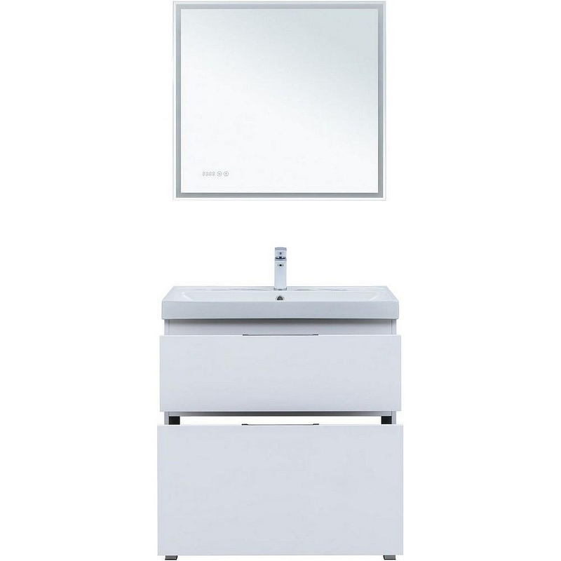 Тумба под раковину Aquanet Алвита New 80 344134 Белая матовая, купить, цена, заказать, магазин, доставка, скидка, промокод, купить, цена, заказать, магазин, доставка, скидка, промокод