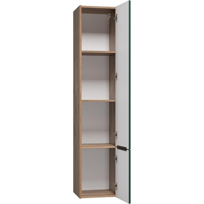 Шкаф пенал Brevita Greenwood 35 R GRE-05035-08П подвесной Зеленый матовый Дуб Галифакс олово, купить, цена, заказать, магазин, доставка, скидка, промокод, купить, цена, заказать, магазин, доставка, скидка, промокод