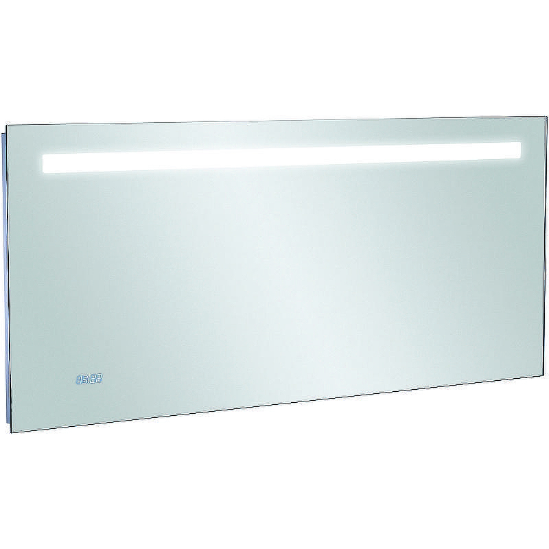 Зеркало Jacob Delafon 140 EB1165-NF с подсветкой с часами, подогревом и ИК-выключателем, купить, цена, заказать, магазин, доставка, скидка, промокод, купить, цена, заказать, магазин, доставка, скидка, промокод