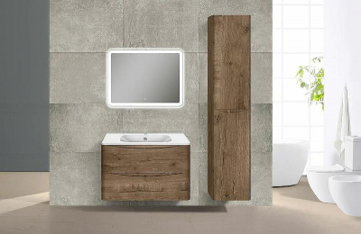 Тумба под раковину Vincea Paola 80 VMC-2P800VO подвесная V.Oak