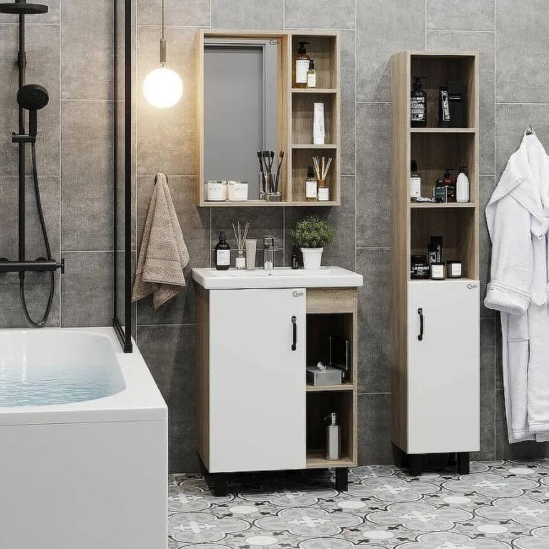 Зеркало Onika Тимбер 60.00 206070 Дуб сонома, купить, цена, заказать, магазин, доставка, скидка, промокод, купить, цена, заказать, магазин, доставка, скидка, промокод