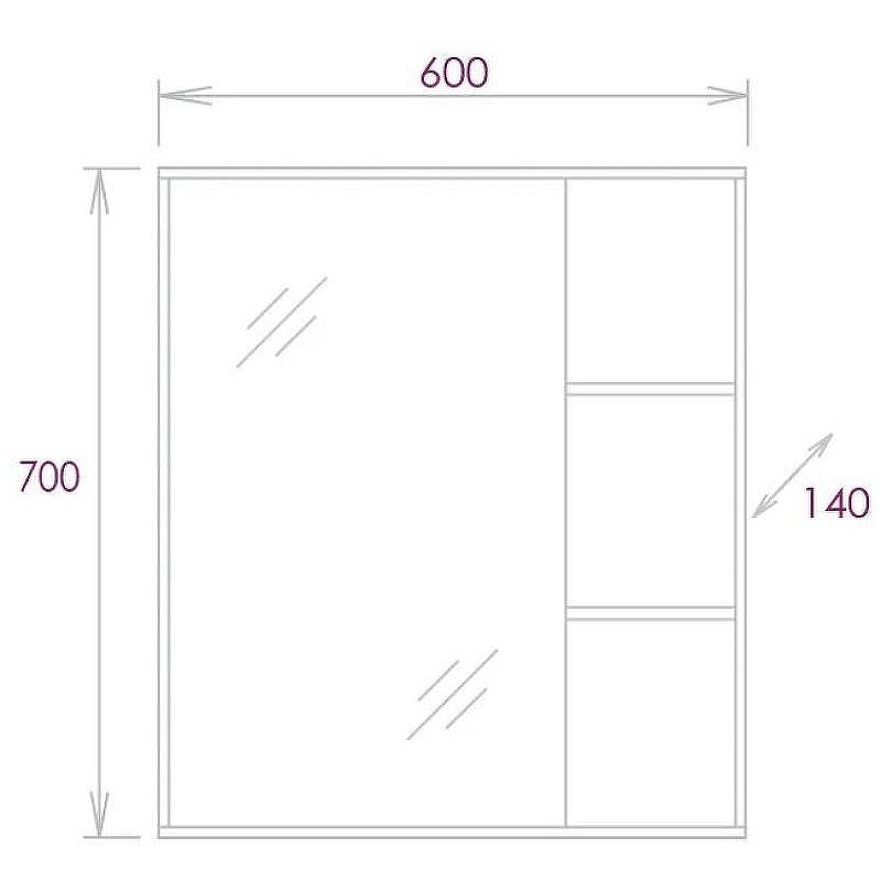 Зеркало Onika Тимбер 60.00 206070 Дуб сонома, купить, цена, заказать, магазин, доставка, скидка, промокод, купить, цена, заказать, магазин, доставка, скидка, промокод