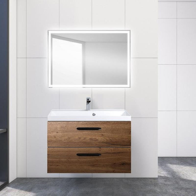 Тумба под раковину BelBagno Aurora 80 AURORA-800-2C-SO-RT подвесная Rovere Tabacco, купить, цена, заказать, магазин, доставка, скидка, промокод, купить, цена, заказать, магазин, доставка, скидка, промокод